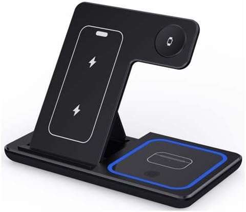 DG Voltivo Foldable 3-in-1 Wireless Charging Station with Night Light