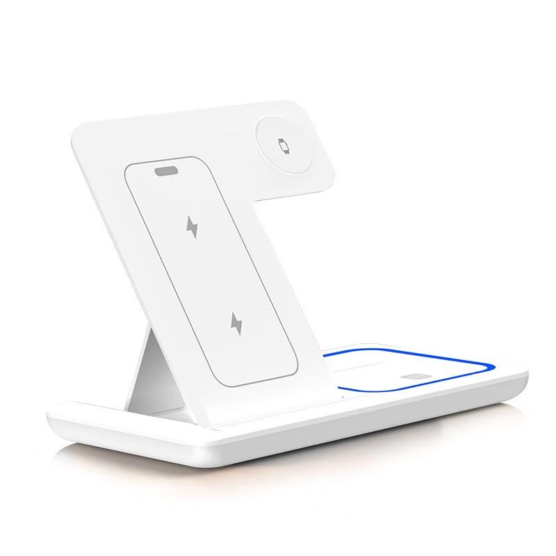 DG Voltivo Foldable 3-in-1 Wireless Charging Station with Night Light